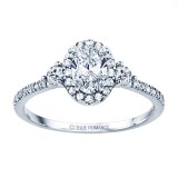 Rm1345v-14k White Gold Oval Cut Halo Diamond Semi Mount Engagement Ring