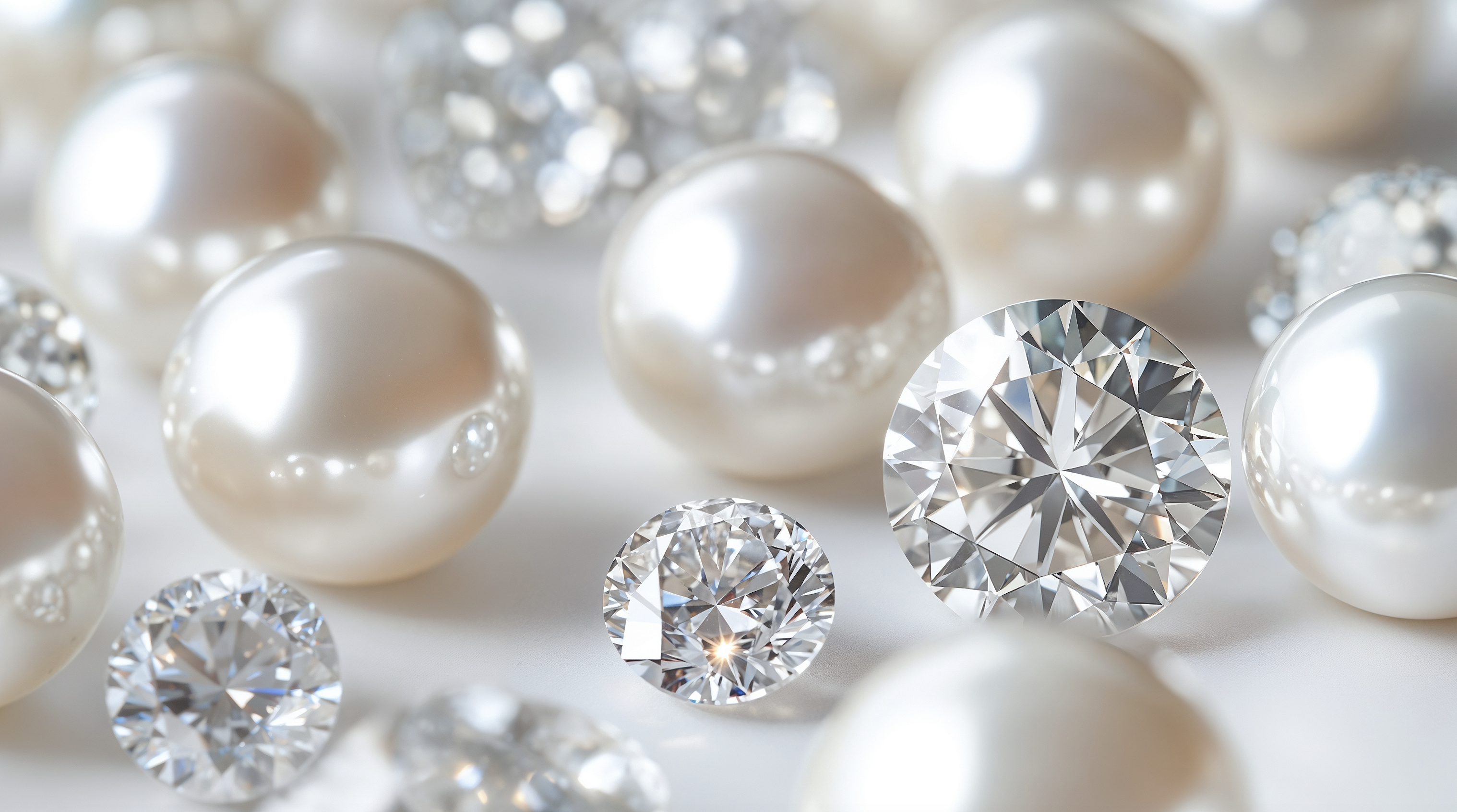Pearls and Diamonds: A Classic Combination